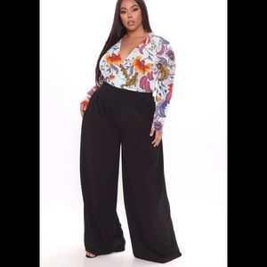 Fashion Nova Wide Leg Pants NWT